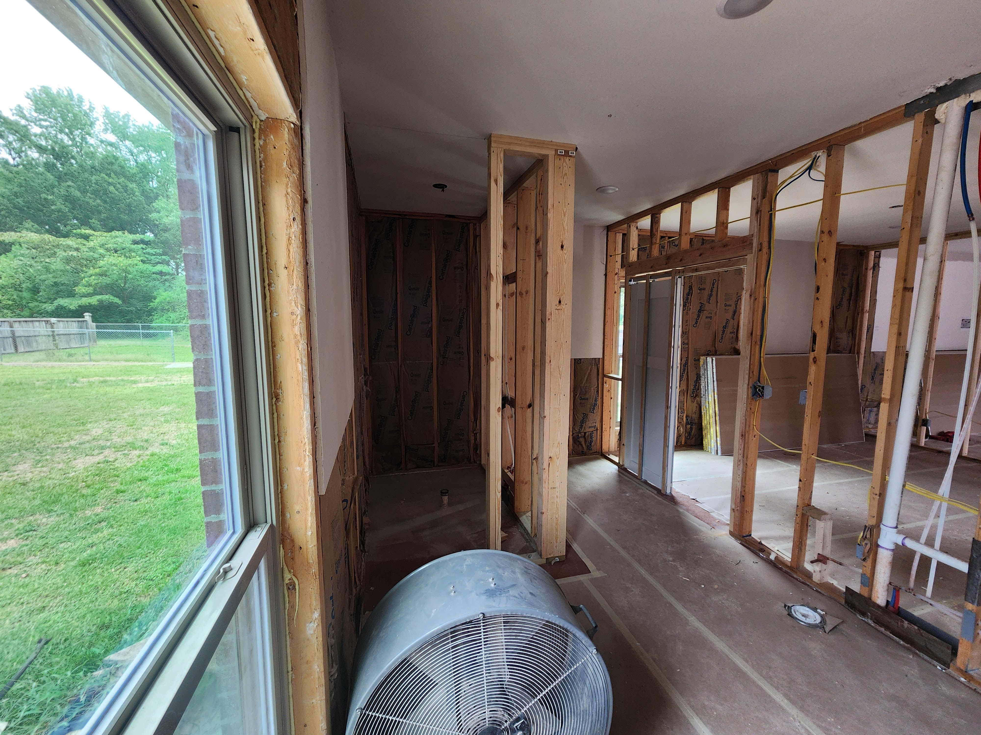 Interior remodel project